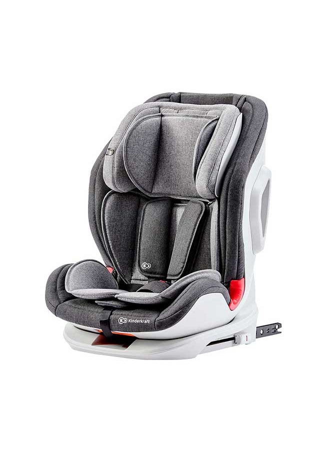 Kinderkraft - مقعد سيارة Oneto3 مع نظام Isofix - أسود ورمادي - Image 1