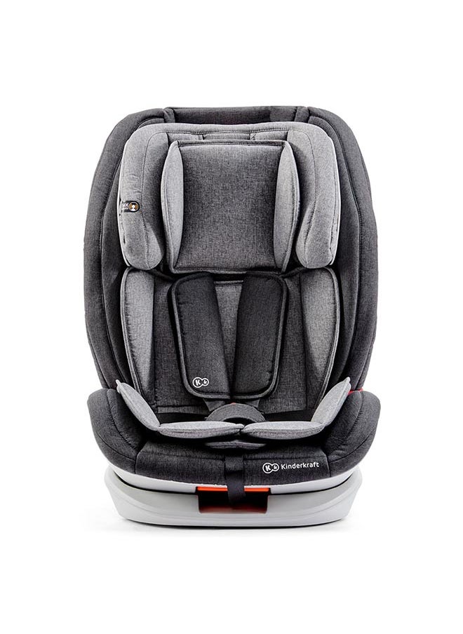 Kinderkraft - مقعد سيارة Oneto3 مع نظام Isofix - أسود ورمادي - Image 1