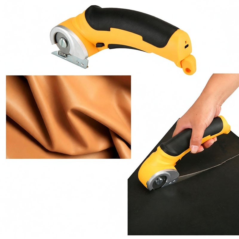 Handheld Electric Cloth Cutter Brush Motor Portable Fabric Cutting Machine Paperboard Leather Rug Plastics Trimmer - Image 4