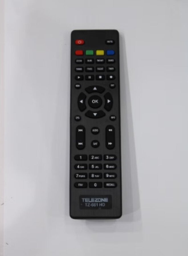 Telezone Replacement Remote Controller For Receiver TZ-661 HD