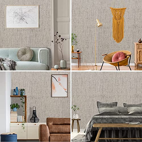 ELTON Cream Fabric Textured Self Adhesive Waterproof Wallpaper Furniture Film Contact Paper for Table top,Furniture, Almirah Doors and Other DIY, Renovation Project (16x96 Inch, Cream Fabric) - Image 5