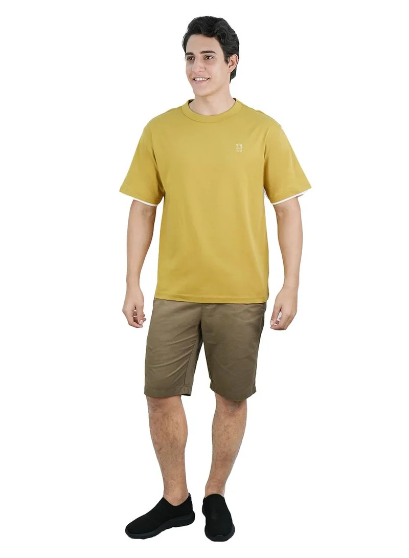 GIORDANO Men's Relax Fit Interlock Sorona Tee