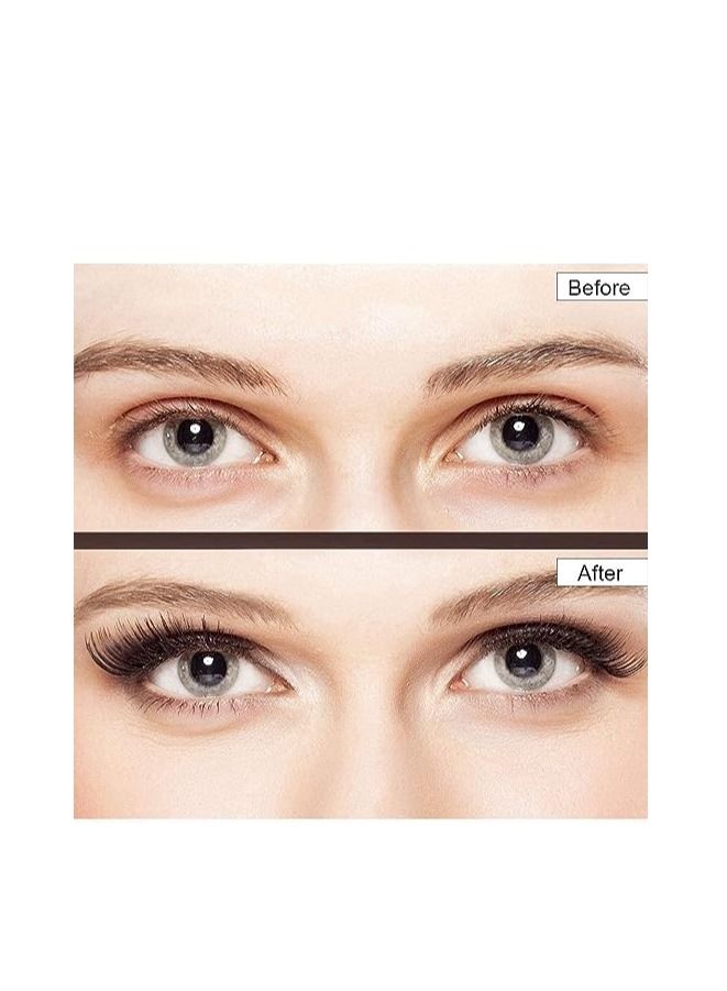 ORiTi False Eyelashes, 5 Pairs 3D Natural Fluffy Lashes, Hand-made Dramatic Thick Crossed Cluster Eye Lashes,Reusable Soft Long Lashes Pack for Makeup (G801) - Image 5