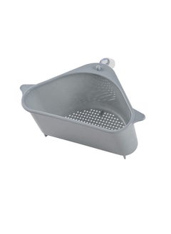 PAVITYAKSH PAVITYAKSH 2 Pack Sink Basket, Corner Kitchen Sink Strainer Basket, Kitchen Triangular Sink Filter Multifunctional Drain Shelf for Food Catcher (Gray)  - Image 2