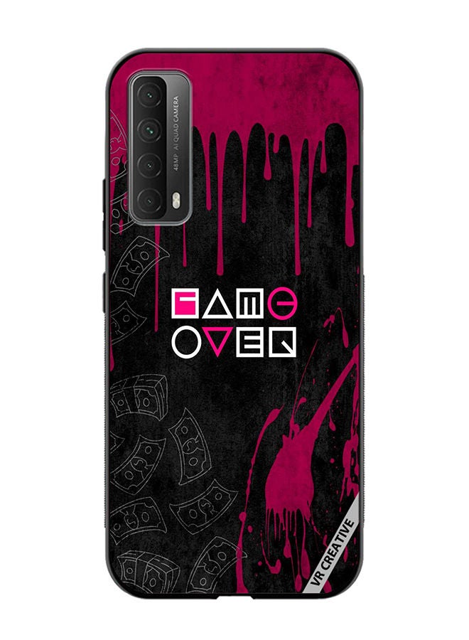 VR CREATIVE Protective Case Cover For Huawei Y7a Game Over Design Multicolour - Image 1