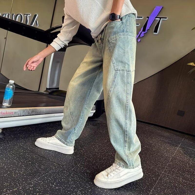 Unisex Casual Daily Denim Jeans - Image 2