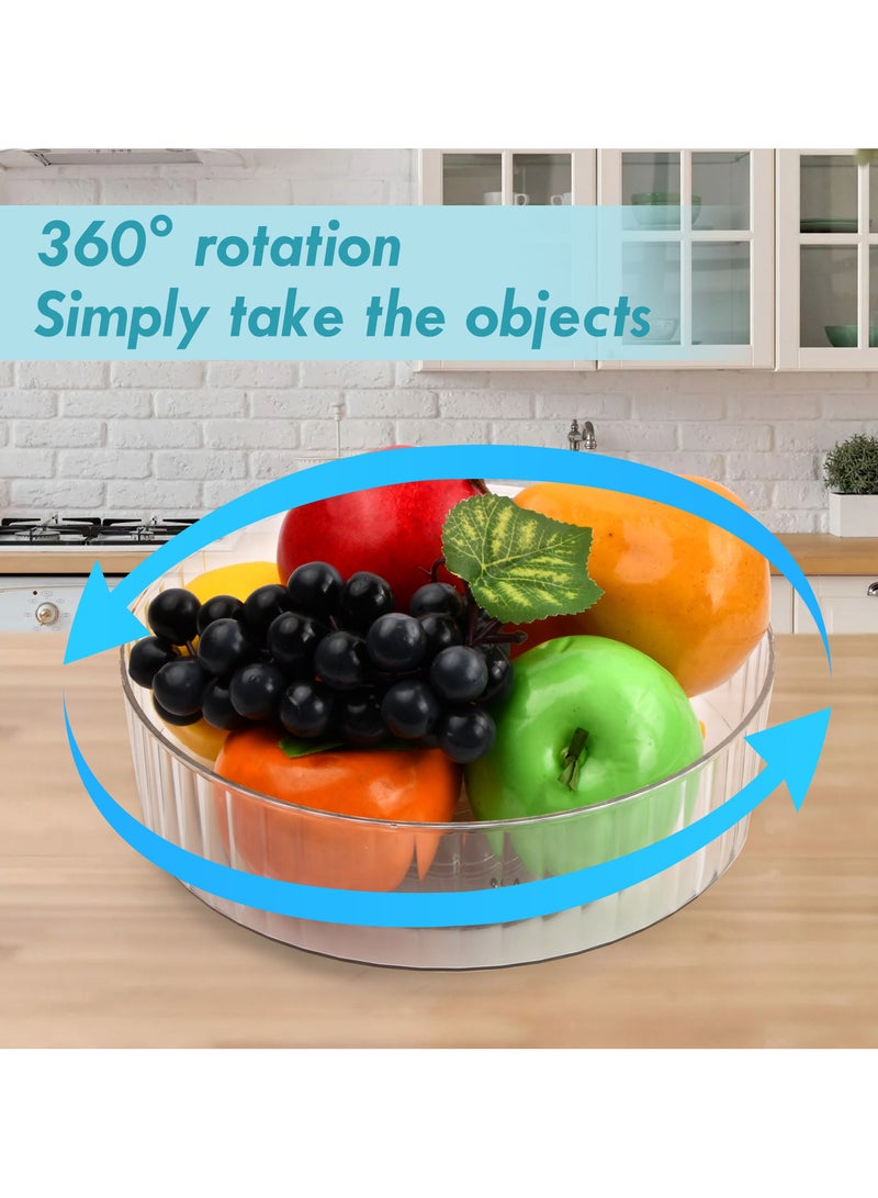 360° Rotating Organizer - 22 x 6.8 cm Turntable Rack for Kitchen, Bathroom, Pantry, and Vanity Storage  - Image 4