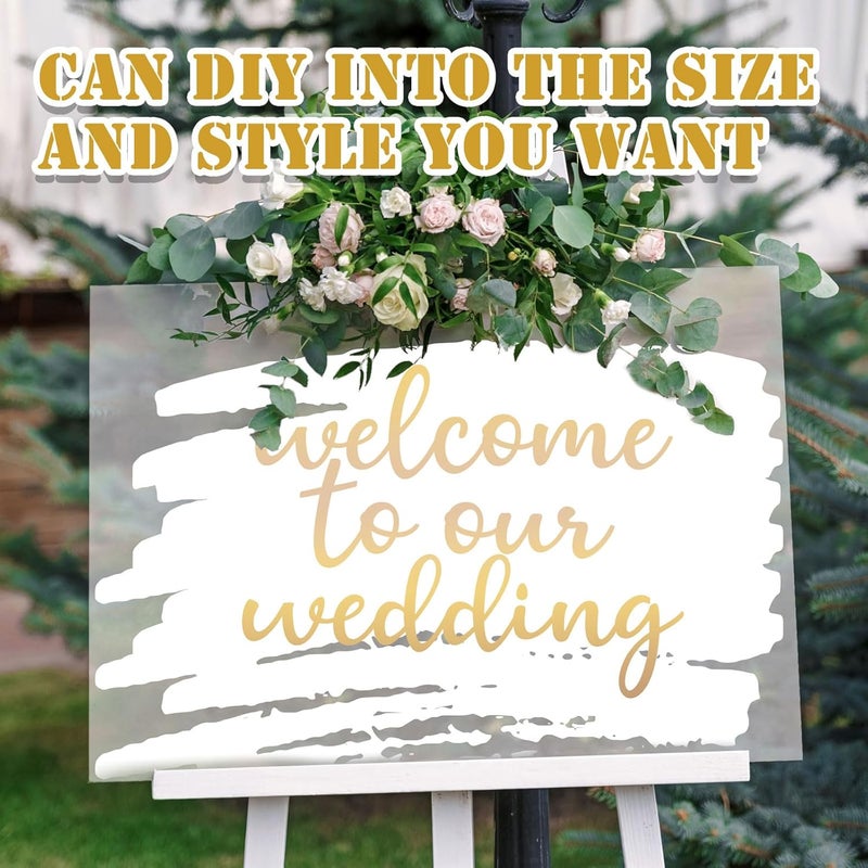 klarako 2 Pcs Polycarbonate Sheets 24" x 48" Clear Acrylic Sheets 1/8" Thick for Art Design Resistant Plastic Sheets for DIY Crafts Document Picture Frames - Image 3