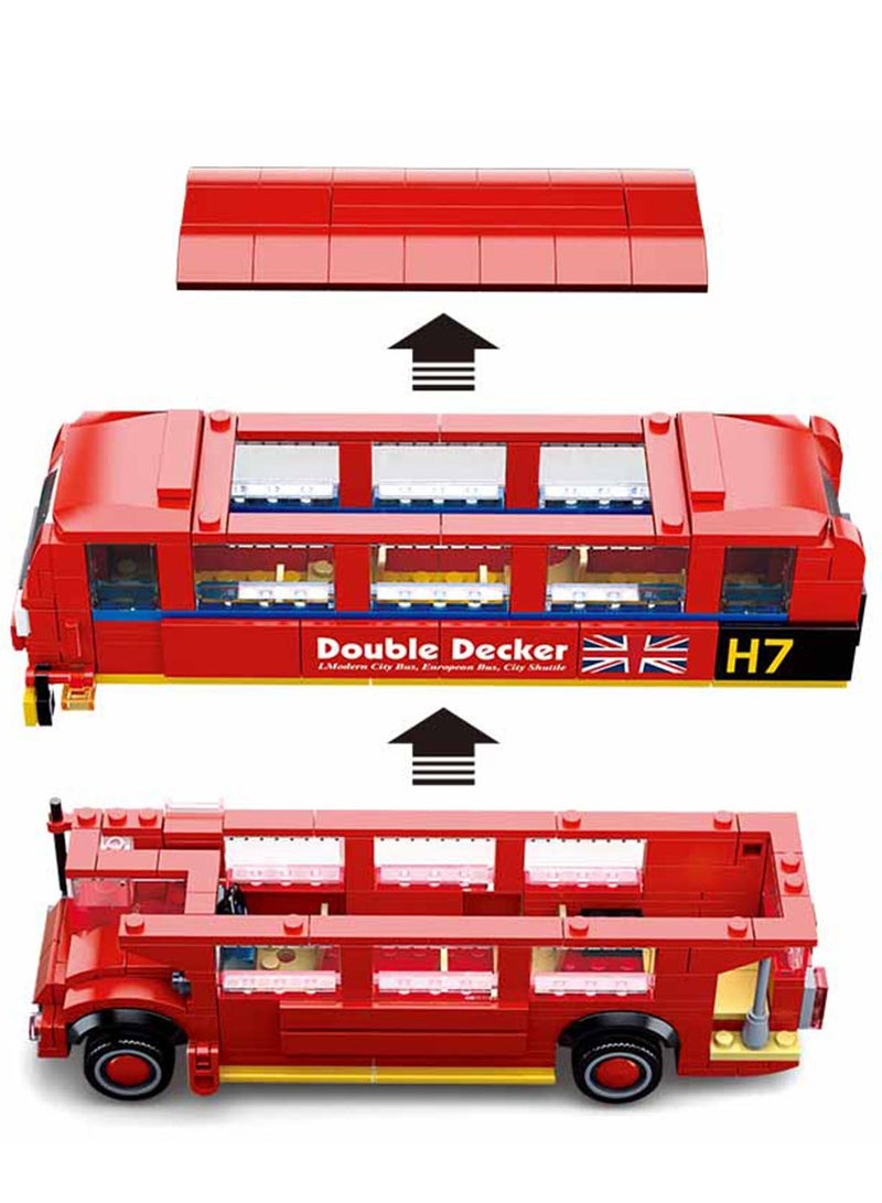 Sluban Model bricks-London bus(382pcs) - Image 5