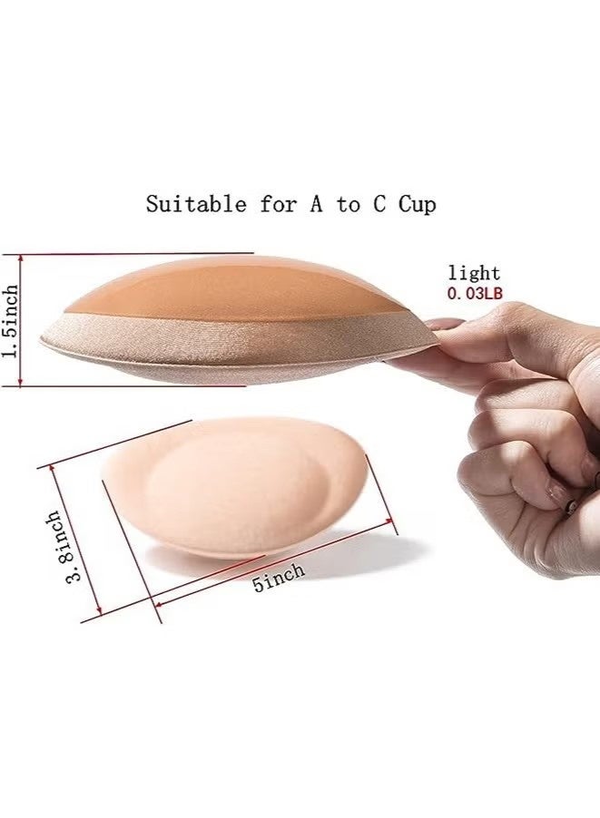 Women’s Adhesive Bra Pads Breast Enhancer Removable Breathable Push Up Sticky Bra Cups Inserts - Image 3