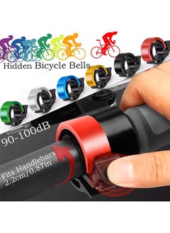 Generic Bicycle Bells For Adult Bikes Kids Bike Bell For Kids Fits 2.2cm/0.87in Bike Handle, 90db Charm For Bicycle Alloy Bell For Bike Horn Small Ringer Road Mountain Bikes Bell Accessories Scooter  - Image 4