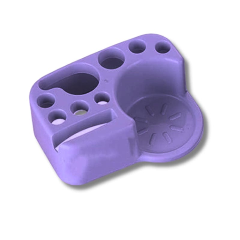 CYROX Magic Sticker Series Self Adhesive Countertop Toothbrush Holder for Bathroom Accessories, Toothpaste & Brush Protector Holder (1Pcs) - Image 3