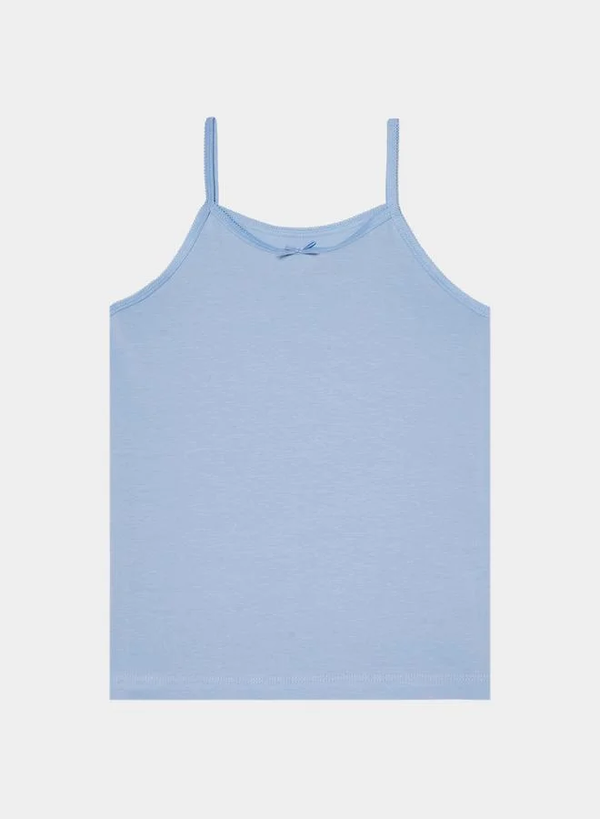ستايلي Girls Pack of 3 - Camisole with Elastic Strap and Bow Detail