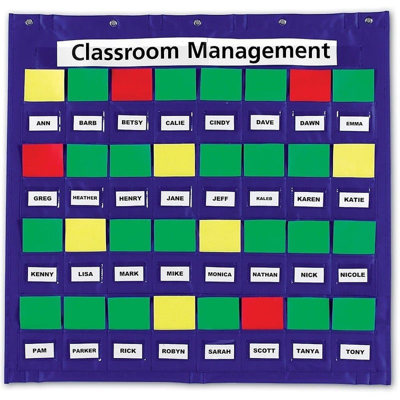 Learning Resources Junior Organization Station, Classroom Pocket Charts, Back to School Supplies, Classroom Behavior Chart, Homeschool & Classroom Hand-Washing, Ages 3+ - Image 1