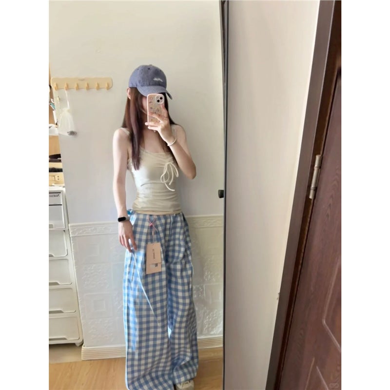 قميص نسائي صيفي رقيق من Pure Spice Girl مع دانتيل، قميص داخلي وخارجي ضيق بدون أكمام - Image 4