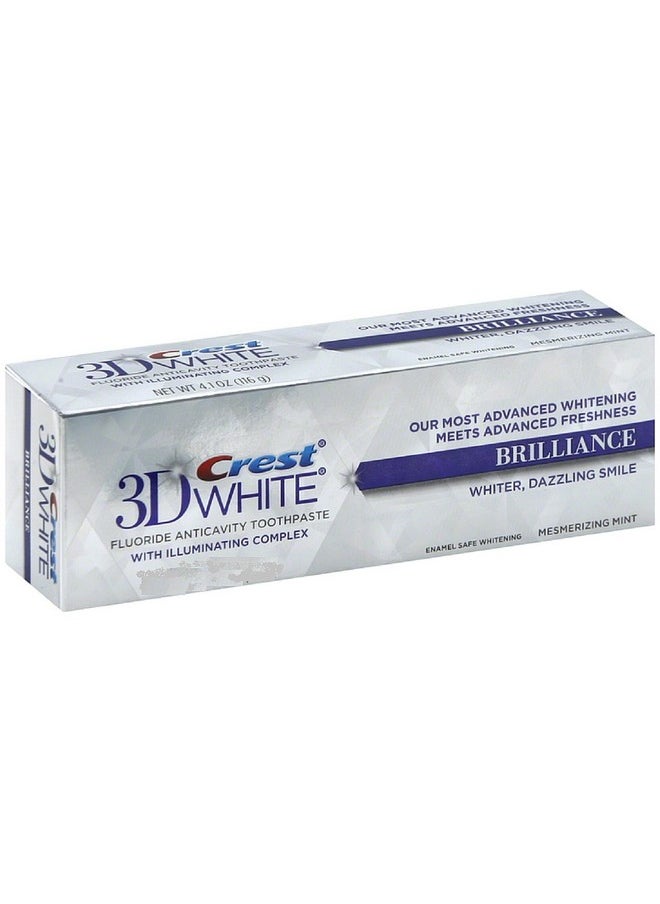 Crest 3D White Vivid Fluoride Anticavity Toothpaste0.85 Ozradiant Mint3 Pk 