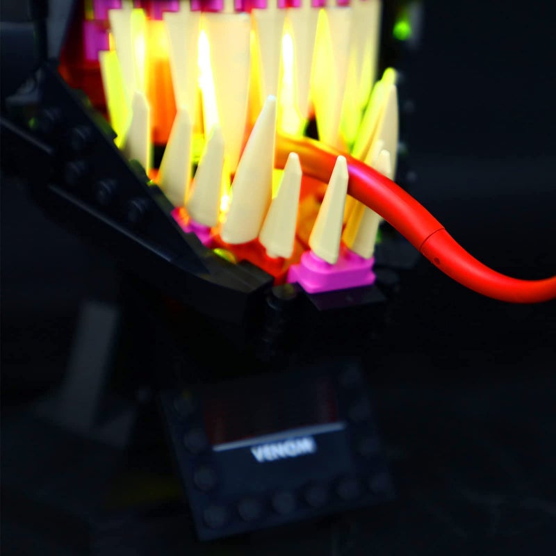 BRIKSMAX Led Lighting Kit for Spider-Man Venom - Compatible with Lego 76187 Building Blocks Model- Not Include The Lego Set - Image 5