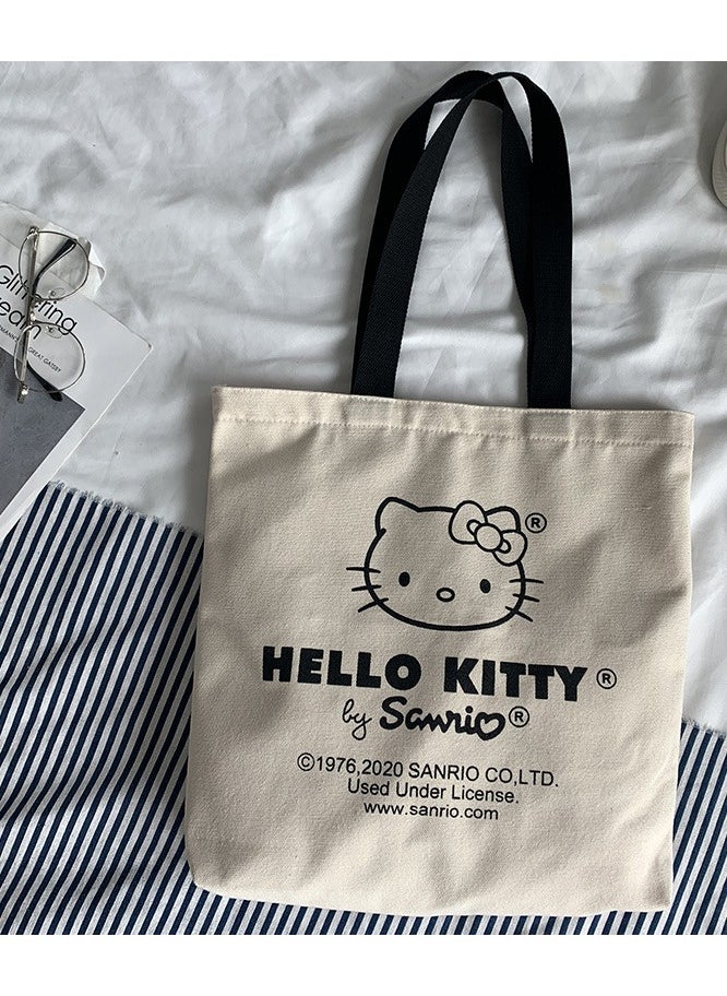 NIBEMINENT - Canvas Women Shoulder Bag Ladies Fashion Shopping Hand Bags Cute Anime Cartoon Tote Bags - Image 1