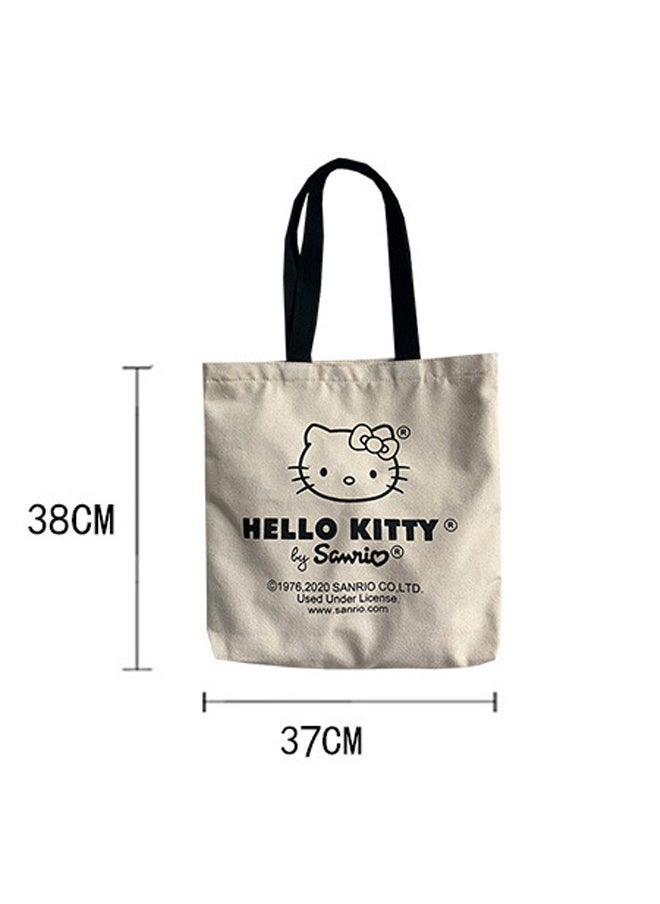 NIBEMINENT - Canvas Women Shoulder Bag Ladies Fashion Shopping Hand Bags Cute Anime Cartoon Tote Bags - Image 1