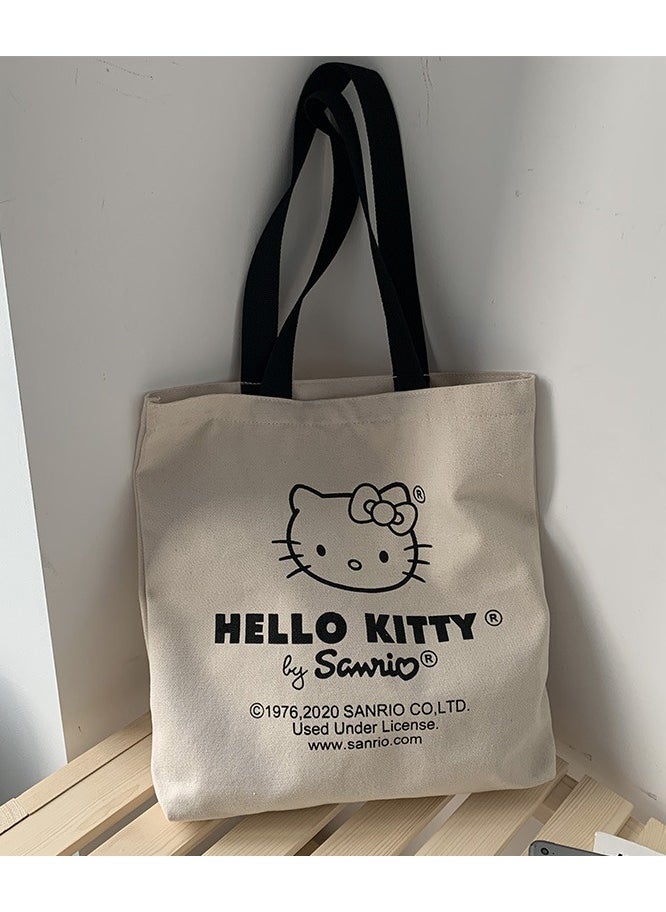 NIBEMINENT - Canvas Women Shoulder Bag Ladies Fashion Shopping Hand Bags Cute Anime Cartoon Tote Bags - Image 1