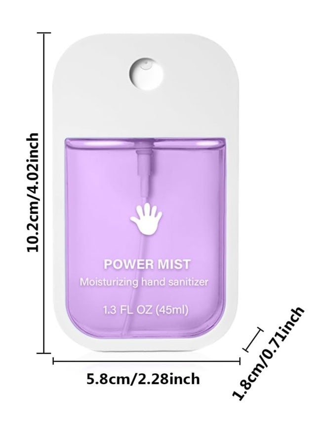 Power Mist Hydrating Hand Sanitizer Spray, 45ml Portable Sanitizing Spray with Lavender and Aloe Extracts, Gentle on Skin, Easy to Carry - Image 3