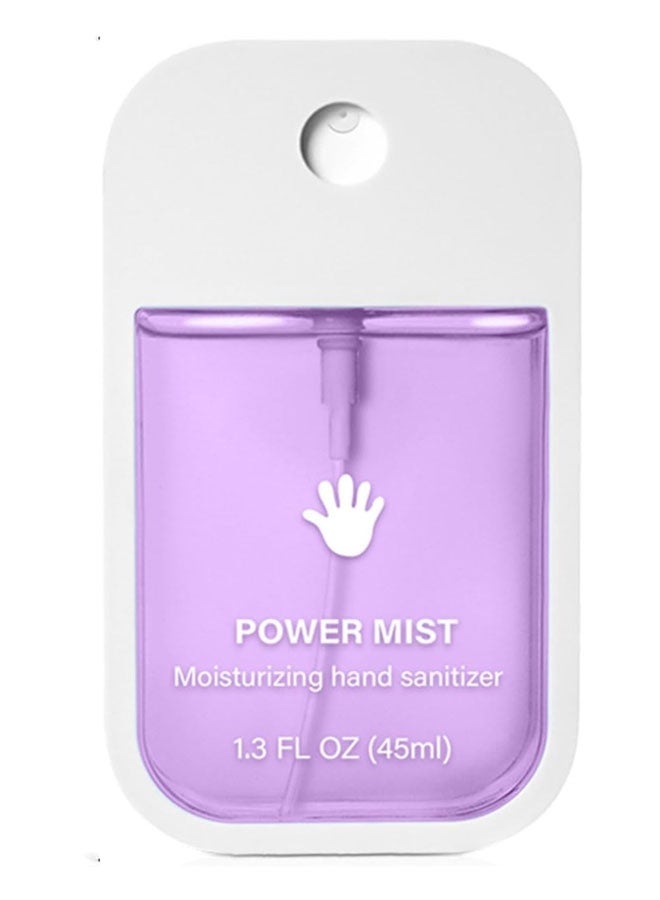 Power Mist Hydrating Hand Sanitizer Spray, 45ml Portable Sanitizing Spray with Lavender and Aloe Extracts, Gentle on Skin, Easy to Carry - Image 1