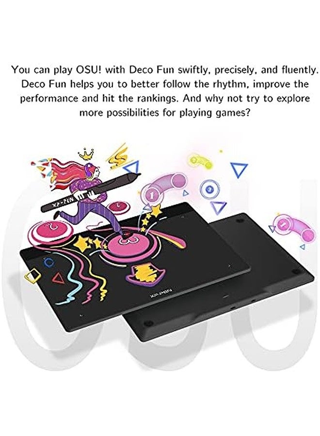 XP-PEN Drawing Tablet – 6x4 Inch Digital Art Pad with 8192 Pressure Levels, 60° Tilt Function, Passive Stylus, Ideal for Design, OSU, and Online Learning - Image 2