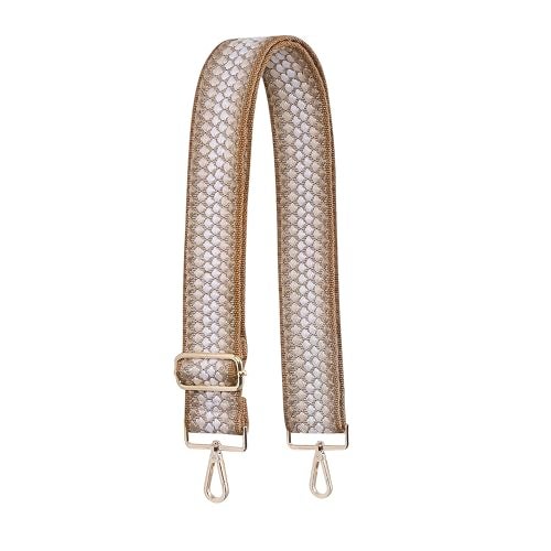 S-Jacorry Purse Strap Replacement Crossbody Wide Shoulder Strap Adjustable Canvas Straps Handbag Strap Replacement Belts Gold Buckel-927 - Image 5