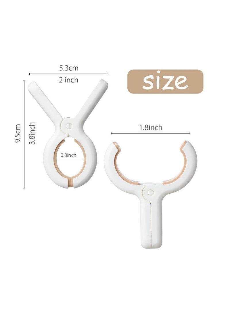 Sunkaioo 12 Pack Plastic Clothes Pins with Strong Anti-Rust Springs,Heavy Duty Beach Towel Clips,Laundry Clothespins to Keep Your Towel, Clothes, Blankets to Dry on Clothesline and Hanging Rack - Image 3