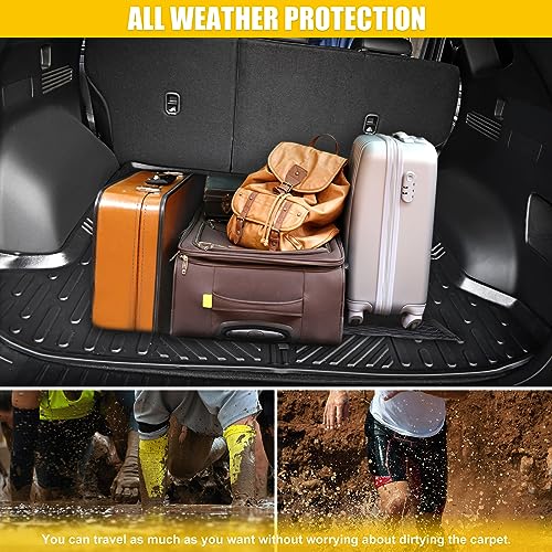 JTYZSM Trunk Mat & Backrest Mat for 2022-2025 Hyundai Tucson All Weather Cargo Mat Rear Back Seat Trunk Liner Only Fit with Optional Bose Premium Audio System (Not fit PHEV or N Line) - Image 5
