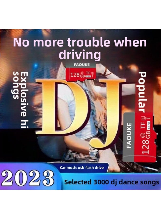 Small Stereo Memory Song Card Memory Memory Card With Song Car Music Memory Card High Sound Quality Song Mobile Phone-Color:Dj Package Seven 32/g 【3000 Dj Songs】-Capacity:Standard