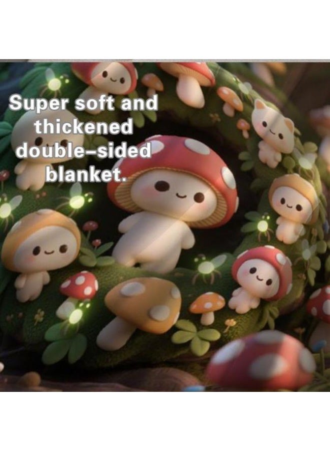 عام بطانية رقيقة من الفانيلا الكرتونية للأطفال والرضع (دافئة ومريحة، ومناسبة للنوم والألعاب) 70 سم * 100 سم - Image 4