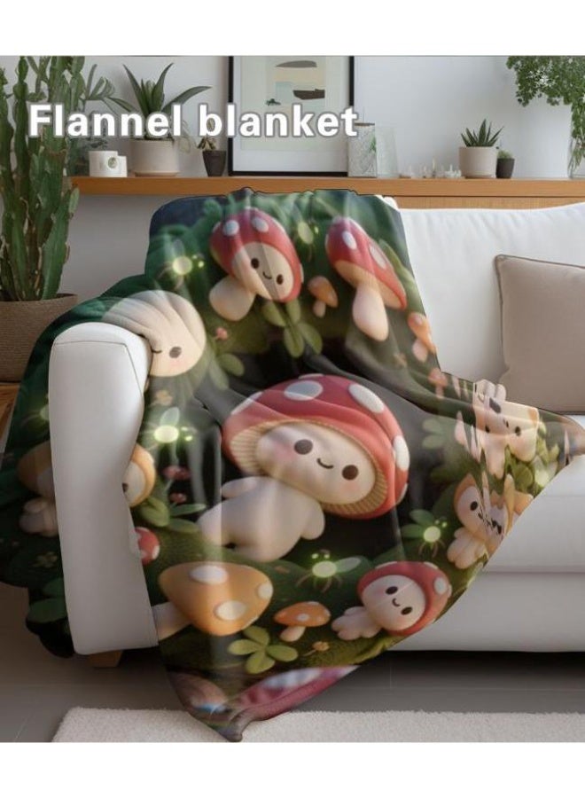 عام بطانية رقيقة من الفانيلا الكرتونية للأطفال والرضع (دافئة ومريحة، ومناسبة للنوم والألعاب) 70 سم * 100 سم - Image 1