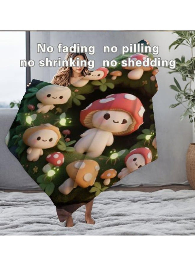 عام بطانية رقيقة من الفانيلا الكرتونية للأطفال والرضع (دافئة ومريحة، ومناسبة للنوم والألعاب) 70 سم * 100 سم - Image 5