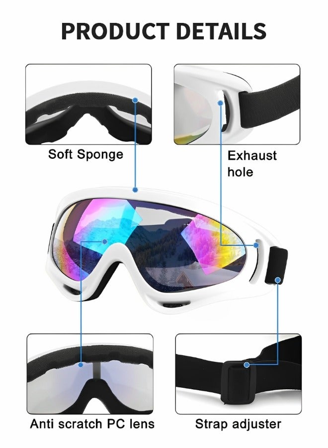 GROIC Sports Sunglasses Bike Goggles, Riding Windproof Glasses Cycling Protectiond Polarized Sunglasses for Sports Men Women Anti-Scratch Dustproof Windproof - Image 2
