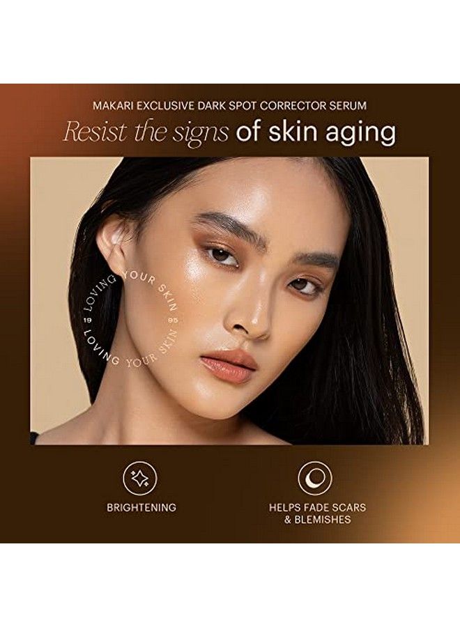 Makari Exclusive Active Intense Unify & Illuminate Dark Spot Corrector Serum (17 Oz) ; Lightweight Gelcream Treatment For Dark Spots Sunburn & Dark Knuckles ; Brightening Booster With Organiclarine - Image 4