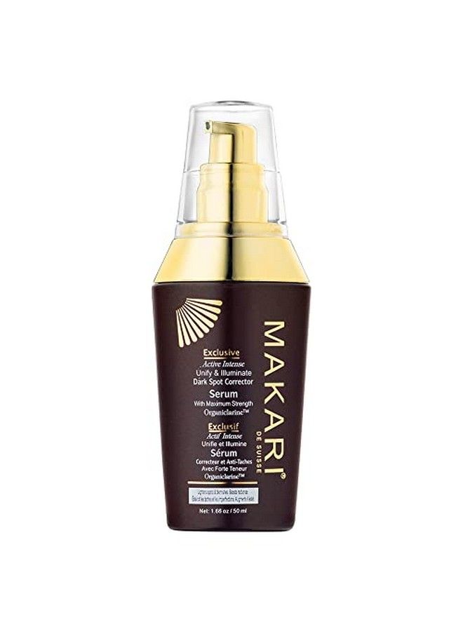 Makari Exclusive Active Intense Unify & Illuminate Dark Spot Corrector Serum (17 Oz) ; Lightweight Gelcream Treatment For Dark Spots Sunburn & Dark Knuckles ; Brightening Booster With Organiclarine - Image 1