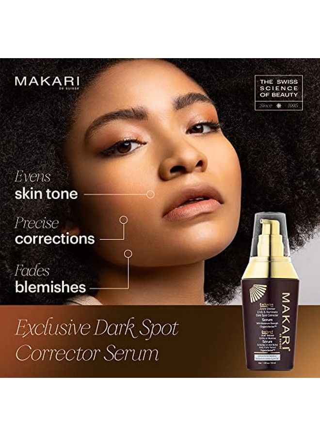 Makari Exclusive Active Intense Unify & Illuminate Dark Spot Corrector Serum (17 Oz) ; Lightweight Gelcream Treatment For Dark Spots Sunburn & Dark Knuckles ; Brightening Booster With Organiclarine - Image 3
