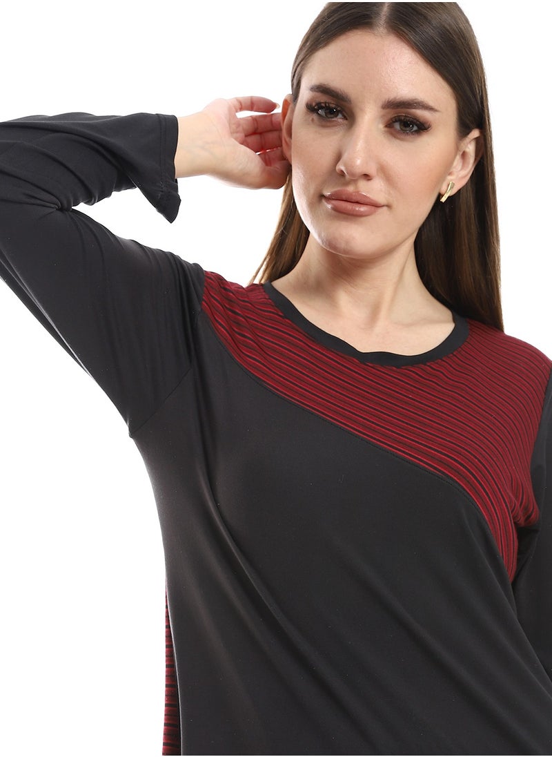 Women Pajama Set With Pants And Long Sleeves