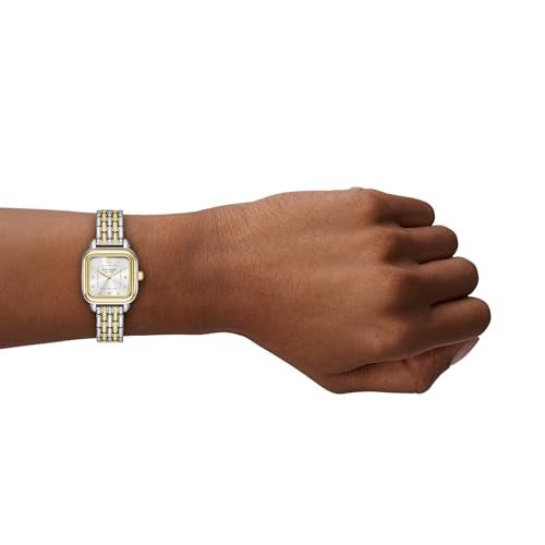kate spade new york Women's Gracie Square Three-Hand Two-Tone Stainless Steel Watch (Model: KSW1864) - Image 4