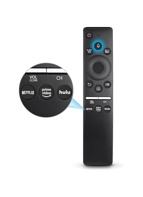 Replacement for BN59-01312A Smart TV Voice Remote, for Samsung-TV-Remote, Compatible for All Samsung with Voice Function Smart Curved Frame QLED LED LCD 8K 4K TVs