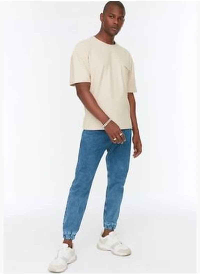 trendyol Men's Indigo Relax Jogger Jeans