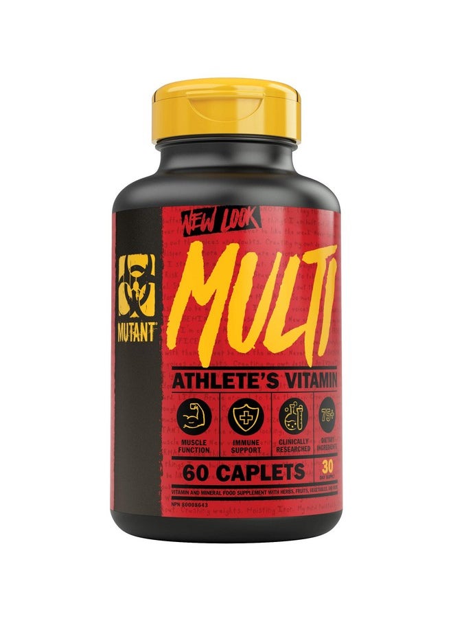 Mutant - Multi High Potency Vitamins With 75+ Ingredients Specifically Formulated For Heavy Lifting 60 Tablets - Image 1