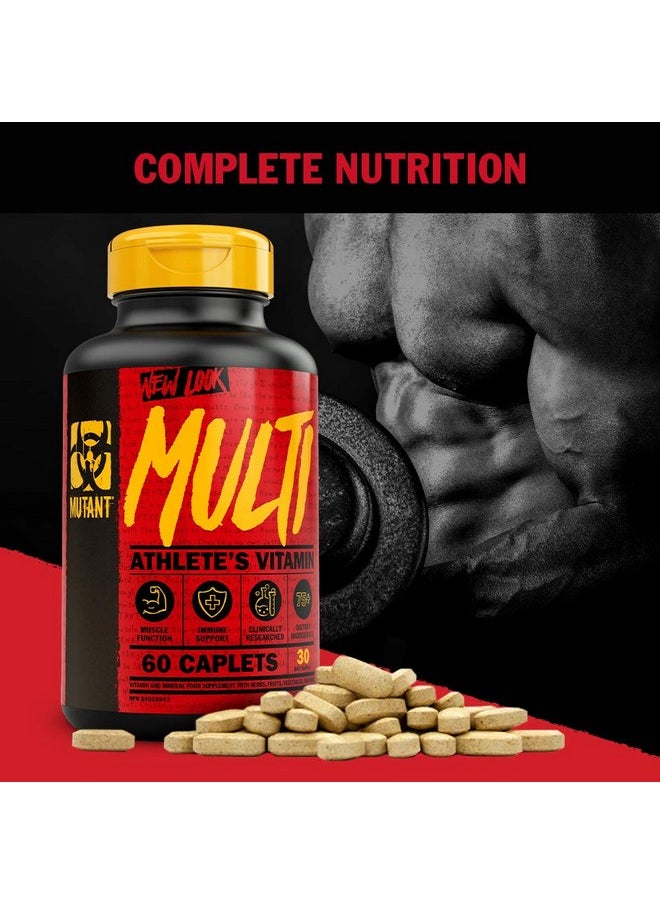 Mutant - Multi High Potency Vitamins With 75+ Ingredients Specifically Formulated For Heavy Lifting 60 Tablets - Image 1
