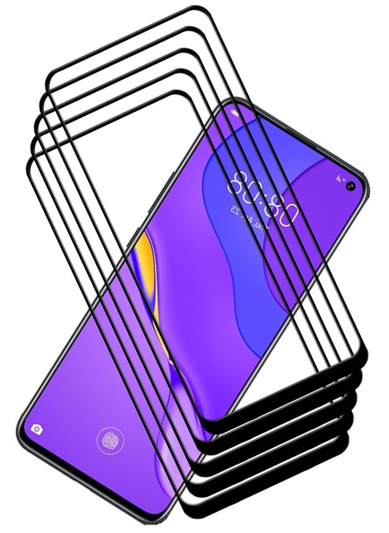 ACLIX 5 Pieces Antistatic ESD Dustproof Premium Quality High Definition Tempered Glass Screen Protector Designed For Huawei nova 7 5G - Image 1