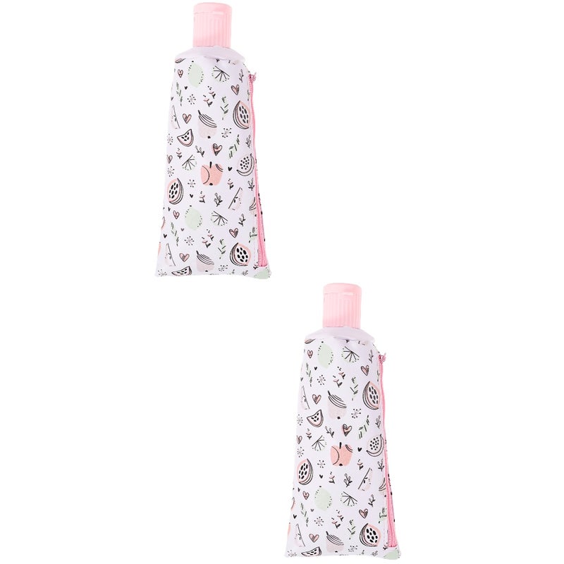 2pcs Portable Pencil Bag Pen Storage Bag Cartoon Pencil Pouch Pencil Storage Bag Pencil Bag for Storage - Image 1