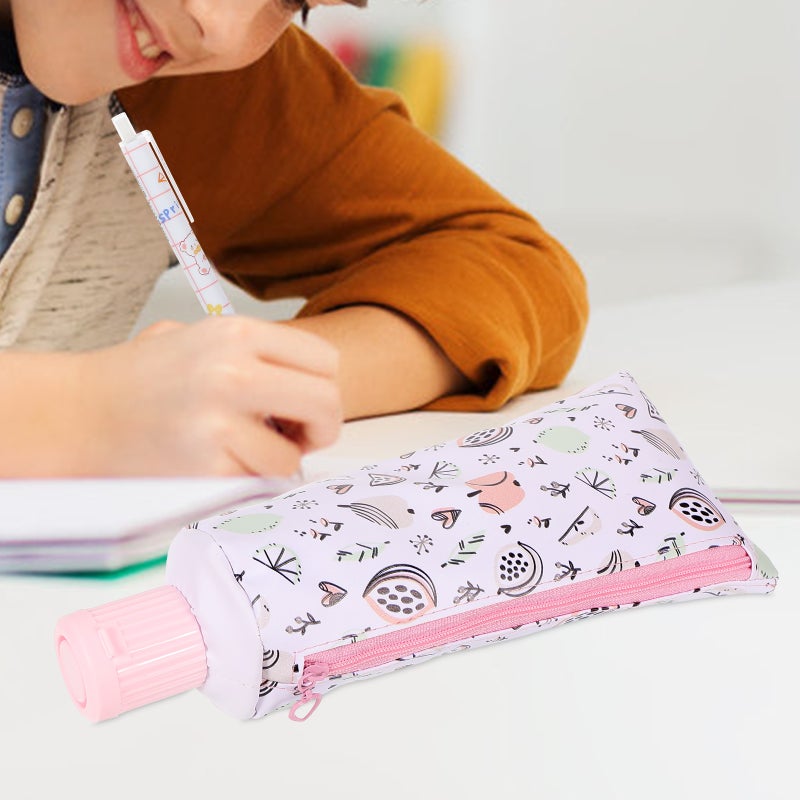 2pcs Portable Pencil Bag Pen Storage Bag Cartoon Pencil Pouch Pencil Storage Bag Pencil Bag for Storage - Image 2