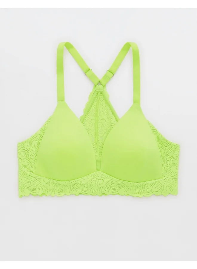 Aerie Lace Detail Plunge Bra