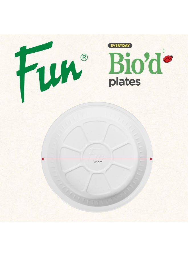 Fun Biodegradable Plates 12 Pcs  - Image 3
