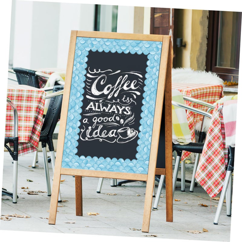 Wavy Pattern Bulletin Board Border Stickers Blackboard Frame Decals for Classroom Office Decor - Image 5